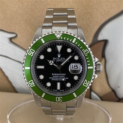 rolex submariner ghiera verde fat four come riconoscere|rolex submariner reference price.